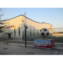 Gimnasio de deporte de fútbol de estadio de bádminton de marco de acero interior